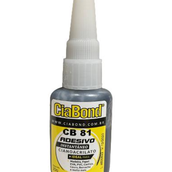 Adesivo Instantâneo Para Auto Falante Ciabond Cb 81 20g