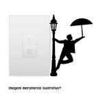 Adesivo Interruptor Dançando Na Chuva - *atenção As Medidas*