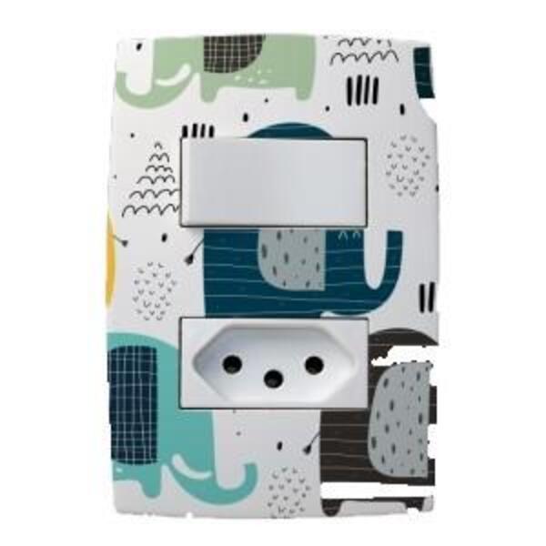 Adesivo Interruptor Mamute - *atenção As Medidas*