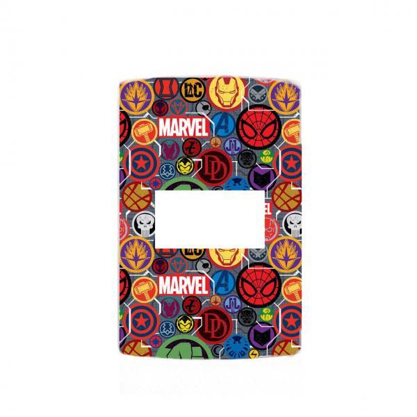 Adesivo Interruptor Marvel - *atenção As Medidas*