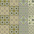 Adesivo Lavável De Parede Para Cozinha Fosco Tons Verde Musgo