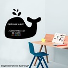 Adesivo Lousa Negra Baleia