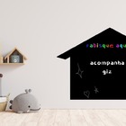 Adesivo Lousa Negra Casinha