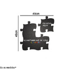 Adesivo Lousa Negra Quebra Cabeça