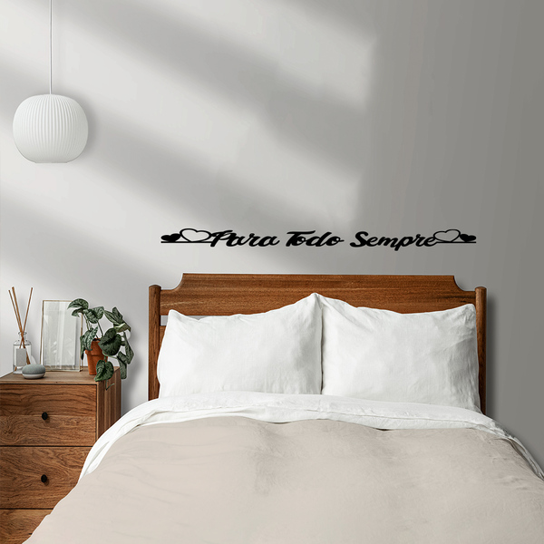 Adesivo Palavra Frase Decorativa De Parede Para Todo Sempre - Modelo 2 ...