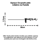 Adesivo Palavra Frase Decorativa De Parede Para Todo Sempre -