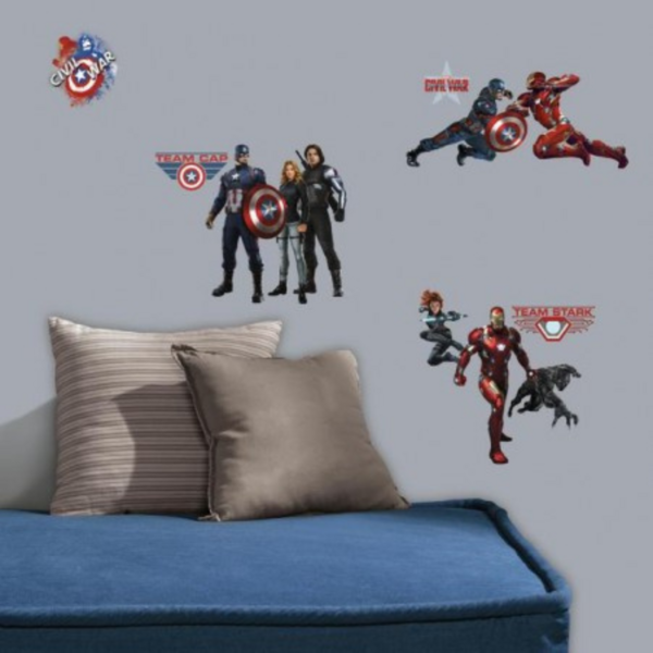 Adesivo Papel De Parede Infantil Heróis Marvel