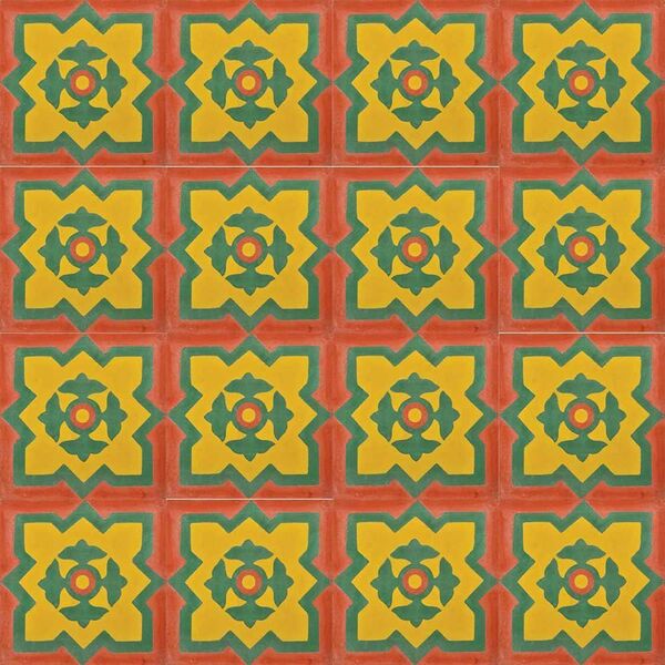 Adesivo Para Azulejo Ladrilho Hidráulico Pamplona Vinil 15x15