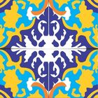 Adesivo Para Azulejo Retrô Batuta Vinil 15x15cm 16 Peças Cosi