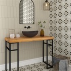 Adesivo Para Banheiro Box Pastilha Bege Antiderrapante Laváve