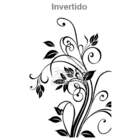 Adesivo Para Box De Banheiro Floral Arabesco-m 60x87cm