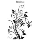 Adesivo Para Box De Banheiro Floral Arabesco-m 60x87cm