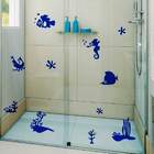 Adesivo Para Box De Banheiro Fundo Do Mar 2-g 50x80cm