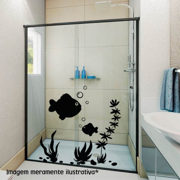 Adesivo Para Box Fundo Do Mar Mod 01