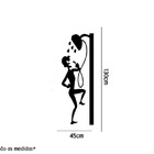 Adesivo Para Box Homem Tomando Banho