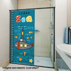 Adesivo Para Box Submarino Régua