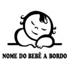 Adesivo Para Carro Bebê A Bordo 11-g 40x40cm