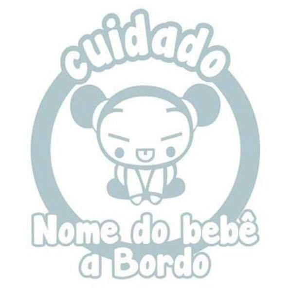 Adesivo Para Carro Bebê A Bordo 9-p 20x20cm