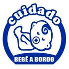 Adesivo Para Carro Bebe A Bordo-g 40x40cm