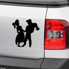 Adesivo Para Carro Casal Dançando-m 30x30cm