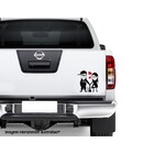 Adesivo Para Carro Casal Feliz