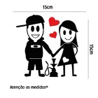 Adesivo Para Carro Casal Feliz