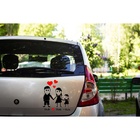 Adesivo Para Carro Família Feliz Mod 30