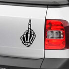 Adesivo Para Carro Mão De Caveira-p 8x15cm