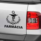 Adesivo Para Carro Profissões Farmácia-g 32x30cm