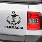 Adesivo Para Carro Profissões Farmácia-m 21x20cm
