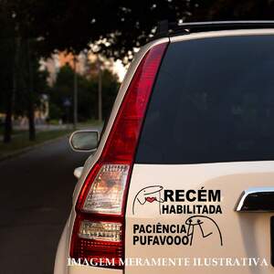 Adesivo Para Carro Recém Habilitada | Leroy Merlin