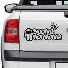 Adesivo Para Carro Suave Na Nave 02-p 10x20cm