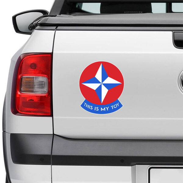 Adesivo Para Carro This Is My Toy-m 10x10cm
