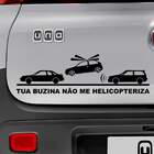 Adesivo Para Carro Tua Buzina Não Me Helicopteriza-g 50x18cm