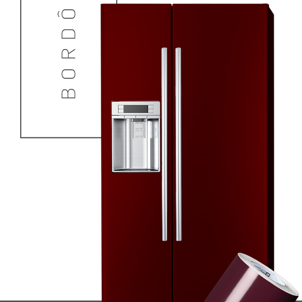 Adesivo Para Envelopamento Bordô Marsala 6m X 1m