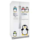 Adesivo Para Geladeira E Armário Pinguim Filhotes-p 42x30cm