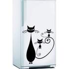 Adesivo Para Geladeira Gatinha Filhotes-p 30x34cm