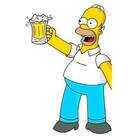 Adesivo Para Geladeira Homer Cerveja-eg 60x90cm