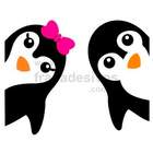 Adesivo Para Geladeira Irmãos Pinguins-m 50x74cm