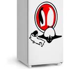 Adesivo Para Geladeira Pinguim Bêbado-m 37x50cm