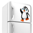 Adesivo Para Geladeira Pinguim Feliz 25x16cm