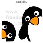 Adesivo Para Geladeira Pinguins Amigos-p 35x40cm