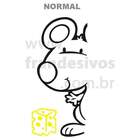 Adesivo Para Geladeira Ratinho Comendo Queijo-g 50x90cm