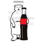 Adesivo Para Geladeira Urso Polar Da Coca Cola-g 48x96cm