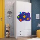 Adesivo Para Guarda Roupa  Galáxia Mod 2 *atenção As Medidas*