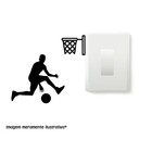 Adesivo Para Interruptor Basquete Mod3