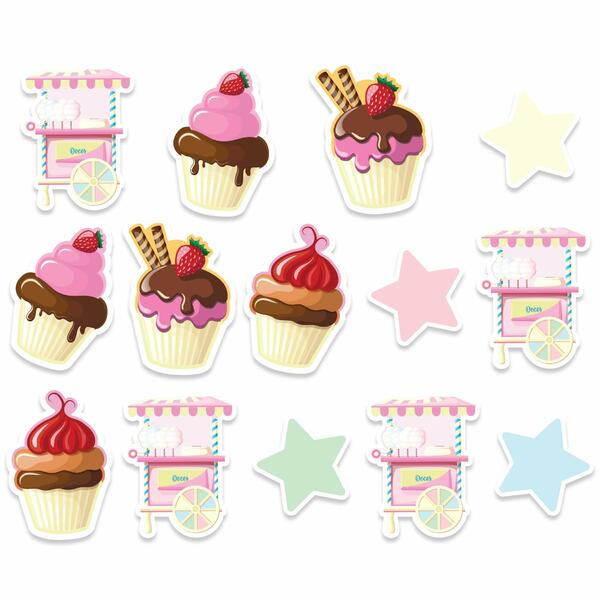 Adesivo Para Piso Doces Candy Colors Antiderrapante 14un