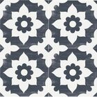 Adesivo Para Piso Ladrilho Geometrico Cinza E Branco Lavável