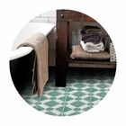 Adesivo Para Piso Ladrilho Verde Antiderrapante Lavável