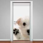 Adesivo Para Porta Animais Cachorrinho-93x210cm